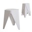 Artiss 4PC Puzzle Stool Bar Stools Stackable White Carousel 1