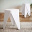 Artiss 4PC Puzzle Stool Bar Stools Stackable White Carousel 2