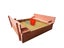 Wooden Kids Sandpit with Built-In Cover & Seating Carousel 6