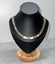 Stunning Two Tone Necklace White & Yellow Gold Carousel 5