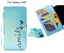 Galaxy S20 case 3 card leather wallet case printed ID Carousel 1