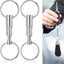 8X Detachable Quick Release Removable Keyring Keychain Key Ring Pull Apart Split Carousel 5
