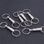 8X Detachable Quick Release Removable Keyring Keychain Key Ring Pull Apart Split Carousel 6