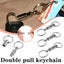 8X Detachable Quick Release Removable Keyring Keychain Key Ring Pull Apart Split Carousel 8