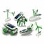 6 in 1 Solar Robot Boat Puppy Car Educational Toy Fan Powered Kit DIY Toys Carousel 6