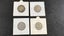 Group of English Sterling One Shilling Coins 1916, 1917, 1918, 1919 - Lot E5 Carousel 4