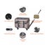 Cat Carrier with Wheels Airline Approved Rolling Pet Carrier 22 lbs Grey Carousel 7