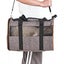 Cat Carrier with Wheels Airline Approved Rolling Pet Carrier 22 lbs Grey Carousel 10