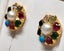 22ct Yellow Gold Earrings with Multi-Coloured Stones - 3.59gm - 174815 Carousel 3