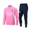 Soccer Jersey Lyon Football Training Suit with Long Sleevess -Pink Carousel 1