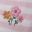 Girls Flowers and Bear Pack of 3 Embroidered Polar fleece Stripe Cot Blankets Carousel 4