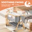 PlayPals 3-in-1 Baby Cot Crib Bed Bassinet Bedside Sleeper Portable Foldable Carousel 4
