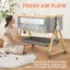 PlayPals 3-in-1 Baby Cot Crib Bed Bassinet Bedside Sleeper Portable Foldable Carousel 7