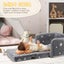 Playpals Kids Sofa Convertible Couch Fold Out Play Couch Toddler Sofa Grey Carousel 3