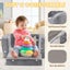 Playpals Kids Sofa Convertible Couch Fold Out Play Couch Toddler Sofa Grey Carousel 5