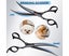 Professional Dog Grooming Scissors Set, 4-Pieces Straight, Upward Curved, D Carousel 6