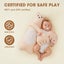 Playpals Kids Play Mat Baby Crawling Soft Leather Cover Plush Foam Padding Beige Carousel 4