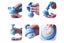 Interactive Dog Ball Toy USB Rechargeable Motion Activated Rolling Ball-Blue Carousel 5