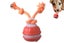 Interactive Dog Ball Toy USB Rechargeable Motion Activated Rolling Ball -Orange Carousel 1