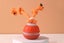 Interactive Dog Ball Toy USB Rechargeable Motion Activated Rolling Ball -Orange Carousel 7