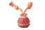 Interactive Dog Ball Toy USB Rechargeable Motion Activated Rolling Ball -Orange Carousel 8