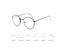Vintage Men Women Eyeglass Metal Frame Glasses Round Spectacles Clear Lens Carousel 5