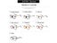 KOTTDO Fashion Cool Glasses Women Retro Vintage Reading Myopia Eyeglasses Frame Carousel 6