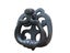 2 Pieces Antique Door Knockers Cast Iron Novelty DoorKnocker With Hanging Ring Carousel 6
