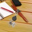 Heart Retractable Key Chain Heavy Duty ID Card Clip Lanyard Extendable Keychain Carousel 5