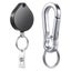 Heart Retractable Key Chain Heavy Duty ID Card Clip Lanyard Extendable Keychain Carousel 9