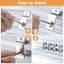 50PCS BULK Slatwall Hooks 150mm 100mm Slat Wall Grooved Panel Hook 3.2MM Carousel 5