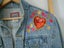 Vintage Denim Jacket Womens Size Large District Gasoline Made in Hong Kong Carousel 7