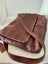 FIBRE genuine leather laptop crossbody satchel (B7) Carousel 6
