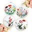 10PCS Bamboo Embroidery Hoops Ring Sewing Frame Cross Stitch Craft Wedding Xmas Carousel 7