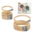 10PCS Bamboo Embroidery Hoops Ring Sewing Frame Cross Stitch Craft Wedding Xmas Carousel 10