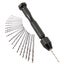 20pcs Mini hand drill Vise Hand Bits Twist Woodworking Set Precision Pin Carousel 1