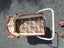 DOLLS PRAM / CARRY COT ON WHEELS. VINTAGE IN REALLY GOOD ORDER Carousel 2