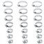 Wideskall 21 Pcs Worm Gear Hose Clamp Assortment Set Size 4.5" 3.5" 2.75" 2"... Carousel 1