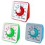 60 Minutes Visual Analog Timer Countdown Clock Time Management Tool for Kitchen Carousel 6