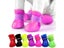 4pcs S/M/L Pet Dog Rain Shoes Anti Slip Waterproof Pet Dog Cat Rain Shoes 7 Carousel 3