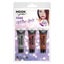 Moon Glitter Classic Fine Gel Clamshell, 12ml. 3 Colour Set Costume Make Up Carousel 1