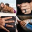 Silicone Wedding Engagement Ring Men Women Rubber Band Gym Sport Flexible Carousel 3