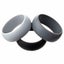 Silicone Wedding Engagement Ring Men Women Rubber Band Gym Sport Flexible Carousel 6