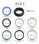Silicone Wedding Engagement Ring Men Women Rubber Band Gym Sport Flexible Carousel 8