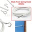5pack Stretch Curtain Wire Kit Blind Cord Stretchy Spring 8 FREE Eyes & Hooks... Carousel 3