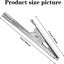 50PCS Single Prong Iron Alligator Clips W/ Teeth Aligator Clip Test Carousel 3