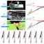 50PCS Single Prong Iron Alligator Clips W/ Teeth Aligator Clip Test Carousel 6