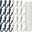 10X Hooks Wall Hanger Stainless steel Coat Hat Clothes Robe Holder Rack Hook Carousel 1