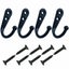 10X Hooks Wall Hanger Stainless steel Coat Hat Clothes Robe Holder Rack Hook Carousel 3