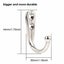 10X Hooks Wall Hanger Stainless steel Coat Hat Clothes Robe Holder Rack Hook Carousel 6